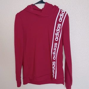 Adidas red hoodie